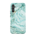 Uluwatu Waves - Teal Samsung Galaxy A34 Case 1