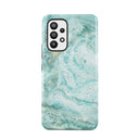 Uluwatu Waves - Teal Samsung Galaxy A73 Case 1