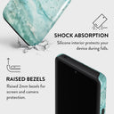 Uluwatu Waves - Teal Google Pixel 7 Pro Case 4