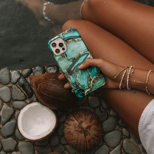 Ubud Jungle - Turquoise iPhone SE (2022) Case 10