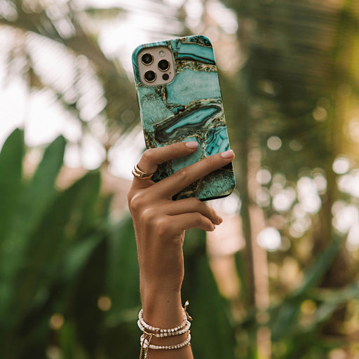 Ubud Jungle - Turquoise iPhone SE (2022) Case 11