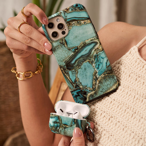 Ubud Jungle - Turquoise iPhone SE (2022) Case 12