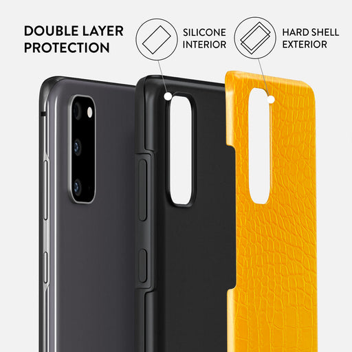 Canary Yellow - Snake Skin Samsung Galaxy S20 FE 4G / 5G Case 6