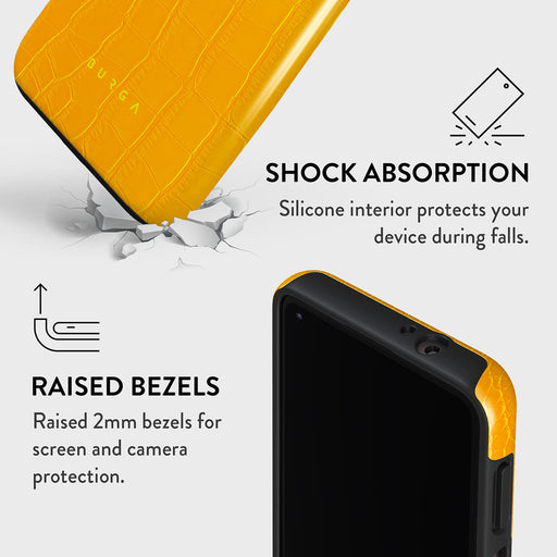 Canary Yellow - Snake Skin Motorola Moto G Power 2021 Case 4