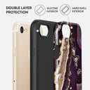 Purple Skies - Marble iPhone SE (2020) Case 6