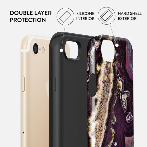 Purple Skies - Marble iPhone SE (2020) Case 6