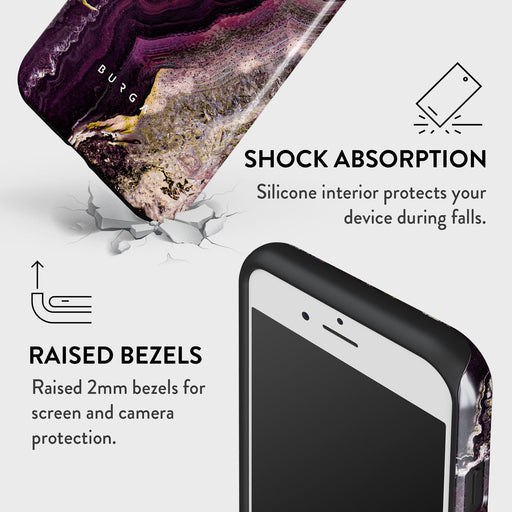 Purple Skies - Marble iPhone SE (2020) Case 8