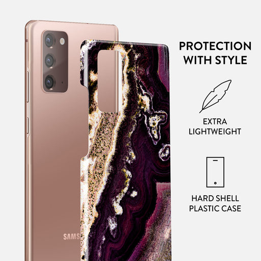 Purple Skies - Marble Samsung Galaxy Note 20 4G / 5G Case 2