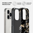 Make A Wish - Gold Marble iPhone 13 Pro Case 6