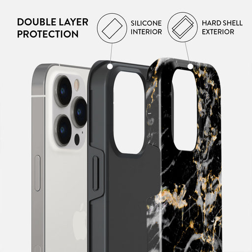 Make A Wish - Gold Marble iPhone 13 Pro Case 6