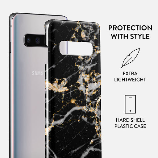 Make A Wish - Gold Marble Samsung Galaxy S10 Plus Case 2