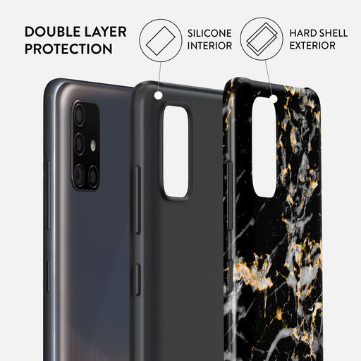 Make A Wish - Gold Marble Samsung Galaxy A71 4G Case 6