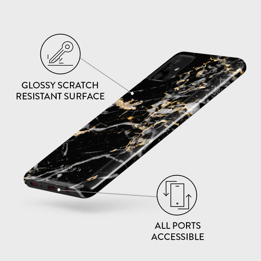 Make A Wish - Gold Marble Samsung Galaxy A71 4G Case 7