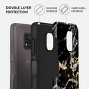 Make A Wish - Gold Marble Motorola Moto G Power 2021 Case 2