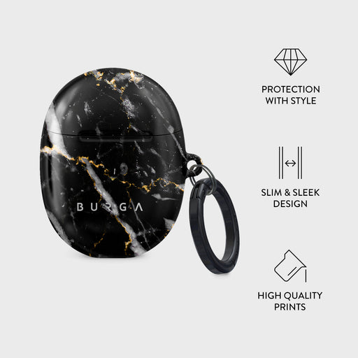 Make A Wish - Gold Marble Google Pixel Buds A Case 4