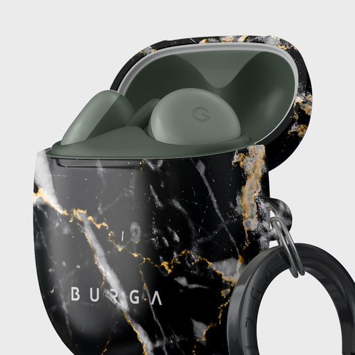 Make A Wish - Gold Marble Google Pixel Buds A Case 5