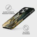 Northern Lights - Marble iPhone 14 Pro Max Case 7