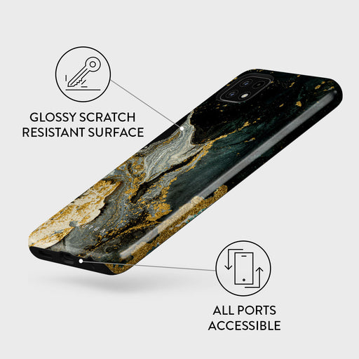 Northern Lights - Marble Samsung Galaxy A22 5G Case 3