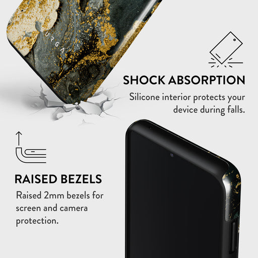 Northern Lights - Marble Samsung Galaxy A22 5G Case 4