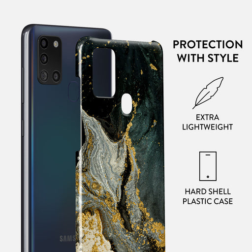 Northern Lights - Marble Samsung Galaxy A21s 4G Case 2