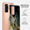 Northern Lights - Marble Huawei P40 Case 2