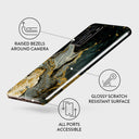 Northern Lights - Marble Huawei P40 Case 3