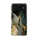 Northern Lights - Marble Google Pixel 6a Case 1