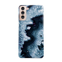 Frozen Lake - Gray Marble Samsung Galaxy S21 Plus Case 1