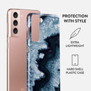 Frozen Lake - Gray Marble Samsung Galaxy S21 Plus Case 2