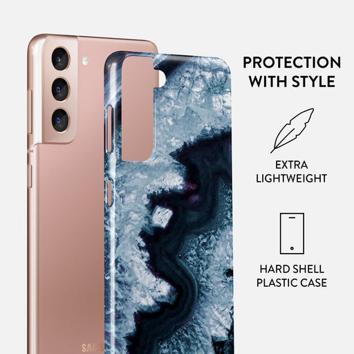 Frozen Lake - Gray Marble Samsung Galaxy S21 Plus Case 2