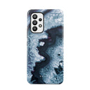 Frozen Lake - Gray Marble Samsung Galaxy A73 Case