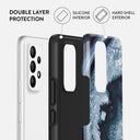 Frozen Lake - Gray Marble Samsung Galaxy A73 Case 2