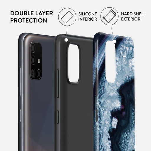 Frozen Lake - Gray Marble Samsung Galaxy A71 4G Case 6
