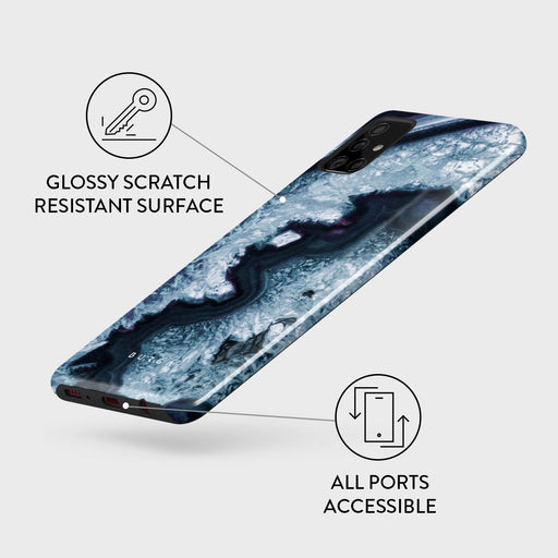 Frozen Lake - Gray Marble Samsung Galaxy A71 4G Case 7