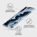 Frozen Lake - Gray Marble Huawei P30 Pro Case 3