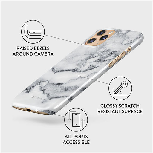 White Winter - Classy Marble iPhone 11 Pro Case 3
