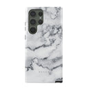 White Winter - Classy Marble Samsung Galaxy S23 Ultra Case 3