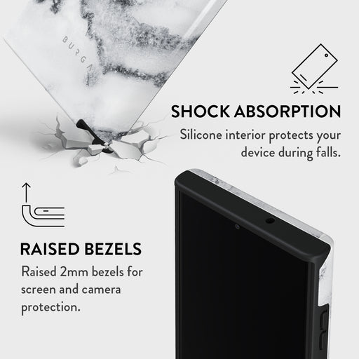 White Winter - Classy Marble Samsung Galaxy S23 Ultra Case 6