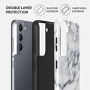 White Winter - Classy Marble Samsung Galaxy S21 Case 6