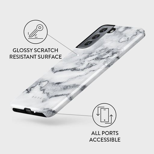 White Winter - Classy Marble Samsung Galaxy S21 Case 7