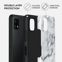 White Winter - Classy Marble Samsung Galaxy A22 5G Case 2