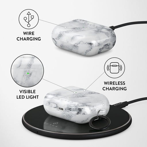 White Winter - Classy Marble AirPods Pro Case 3