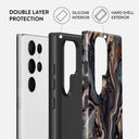Enchanted Mirror - Marble Samsung Galaxy S22 Ultra Case 4