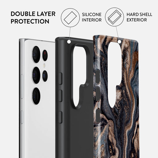 Enchanted Mirror - Marble Samsung Galaxy S22 Ultra Case 4